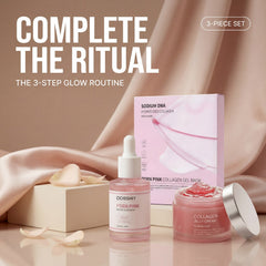 DDBSHIY ritual: PDRN serum, PDRN collagen hydrogel mask, collagen jelly cream
