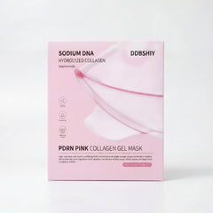 DDBSHIY PDRN Pink Collagen Hydrogel Mask box, Korean PDRN collagen gel sheet mask