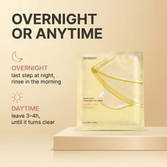 When to use the kojic turmeric mask: overnight or daytime