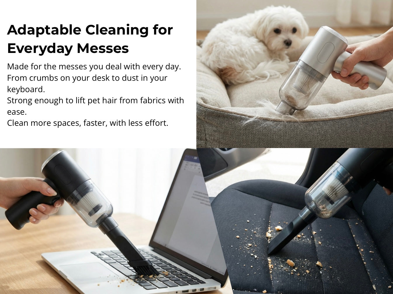 Airzoclean V8 High-Performance Mini Vacuum