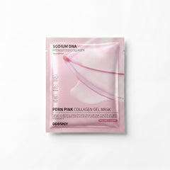 PDRN Pink Collagen Hydrogel Mask single sachet, PDRN collagen gel mask for mature skin