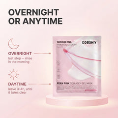 When to use PDRN collagen hydrogel mask, overnight or 3-4 hour daytime treatment